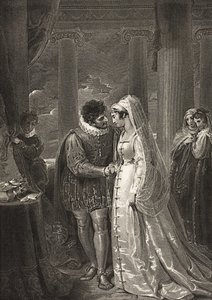 Une pièce dans la maison de Portia, Acte III, Scène II, de 